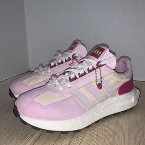 Adidas LEGO Ultra Retropy E5 Sneaker Pink/ Ivory Women’s 8.5 Boost GX7202 Casual
